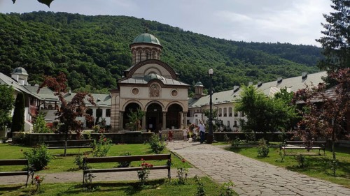 Orthodox Holy Trinity Cathedral of Cozia Monastery, Transylvania, Romania, Europe