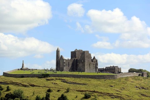 The Rock of Cashel on a sunny day. County Tipperary, Ireland, Europe