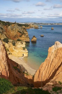 Praia do Camilo beach in Lagos, Portugal, Europe