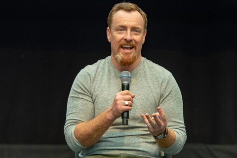 STUTTGART, GERMANY, JUN 30th 2018: Toby Stephens (Black Sails, Lost in Space) at Comic Con Germany