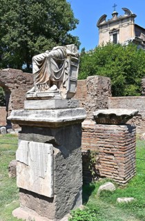 Vestal Virgin, fragment of a sculpture