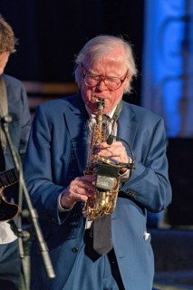 Wiesbaden, Germany, April 5th 2019: Klaus Doldinger (*1936, German jazz musician, composer,