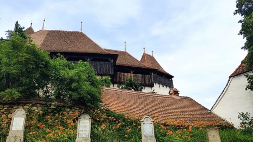 Viscri fortified church, Weißkirch, (World Heritage Site), Transylvania, Romania, Europe