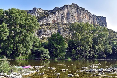 Ardeche, Landschaft