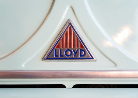 Logotype of the Lloyd LT 500, Lloyd Motoren Werke G.m.b.H., 1955, Germany, Europe
