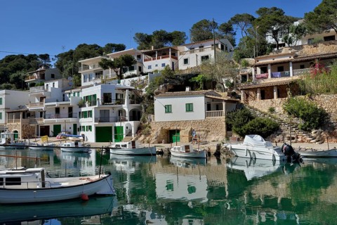 Fishing boats in the port of Cala Figuera, Majorca, Balearic Islands, Spain, Europe