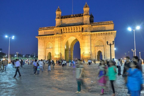 Gateway of India monument, landmark of Mumbai, Mumbai, Maharashtra, India, Asia