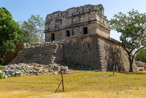 Casa Colorado, Chichen Itzá, Mayan ruins, Yucatan, Mexico, Central America