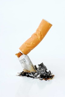 Expressed cigarette, smoking, cut-out, object