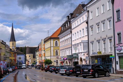 Stadtplatz, Mattighofen, Innviertel, Upper Austria, Austria, Europe