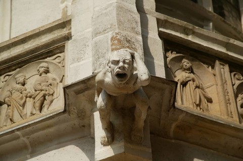 Meissen Albrechtsburg, gargoyle on the Wendelstein