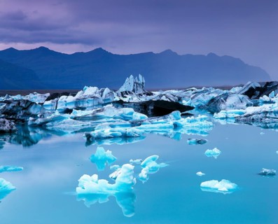 Glacier lake Joekulsarlon, Iceland, Europe