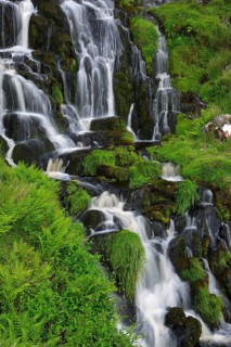 Bride's veil waterfall, Scotland, Great Britain