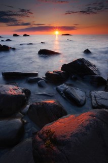 Rocky Coast, Balnakeil Bay, Sutherland, Scotland, Great Britain