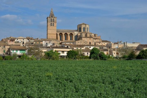 Parish church Nostra Senyora dels Angels, Sineu, Majorca, Balearic Islands, Spain, Europe