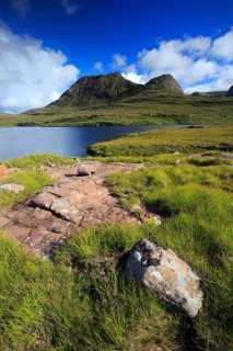 Loch Bad a' Ghaill, Sutherland, Scotland, United Kingdom, Europe