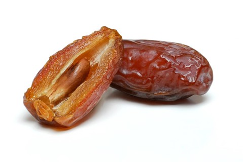Dried dates, Medjool (Phoenix dactylifera)