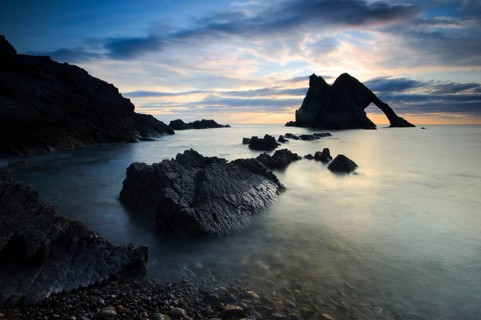 Bow Fiddle Rock, Scotland, Great Britain