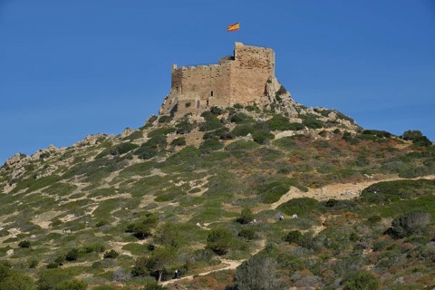 Cabrera Castle, Parque Nacional de Cabrera, Cabrera National Park, Cabrera Archipelago, Majorca,