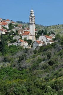 Townscape, Ložišca, Brac Island, Dalmatia, Croatia, Europe