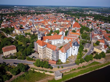 Torgau with Hartenfels Castle