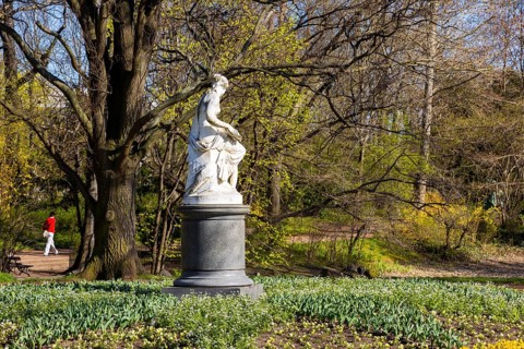 Citizen's Meadow and Flower Park Venus, Clipping Cupid's Wings from 1886