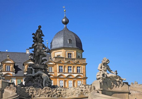 Seehof Castle, summer residence of the Bamberg prince-bishops, Memmelsdorf, Bamberg district, Upper