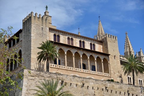 Palacio Real de la Almudaina, Palma de Mallorca, Majorca, Balearic Islands, Spain, Europe