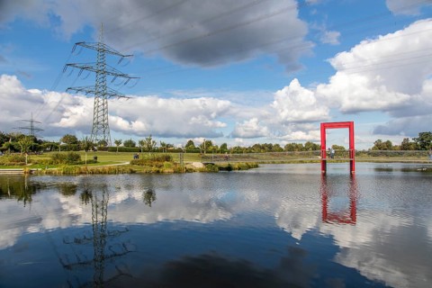 Radschnellweg 1, RS1, cycle highway, which in its final stage will run between Hamm and Duisburg