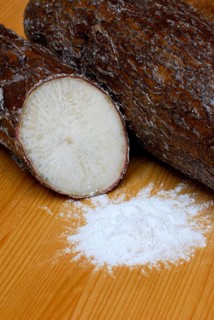 Cassavaroots and tapioca flour, roots (Manihot esculenta) starch, tapioca starch