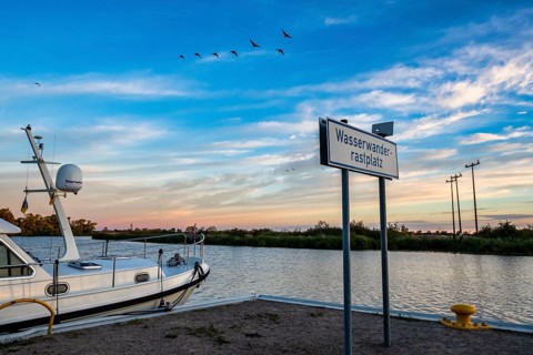 Wasserwanderrastplatz Anklam, Mecklenburg-Western Pomerania, Germany, Europe