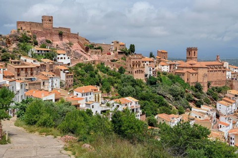 Old town of Vilafamés, province of Castellón, Valencian Community, Spain, Europe