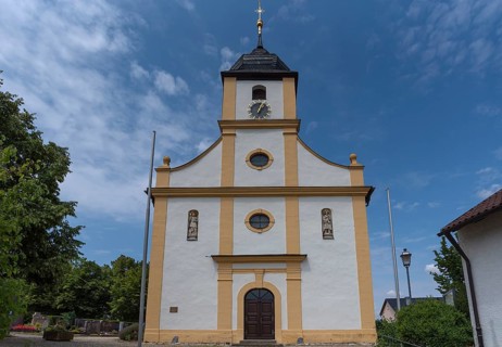 Parish Church of St. James the Elder, built 1757-1792, Viereth-Trunstadt, Lower Franconia, Bavaria,