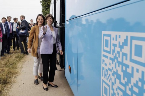 Annalena Bärbock (Bündnis 90 Die Grünen), Federal Minister of Foreign Affairs, and Catherine