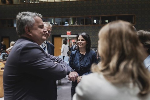 Annalena Bärbock (Bündnis 90 Die Grünen), Federal Minister for Foreign Affairs, photographed at the