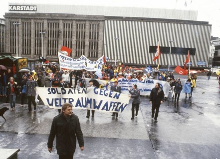 Ruhr area. Easter March Ruhr 86 on 30. 3. 1986