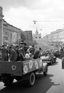SSSR, Soviet Union, Moscow: The traditional World Youth Festivals organised by communist WBDJ, here