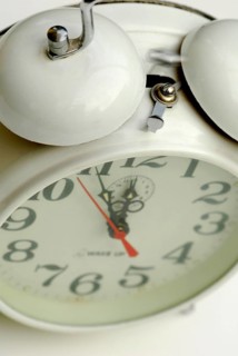 Alarm clock, time, time, five to twelve