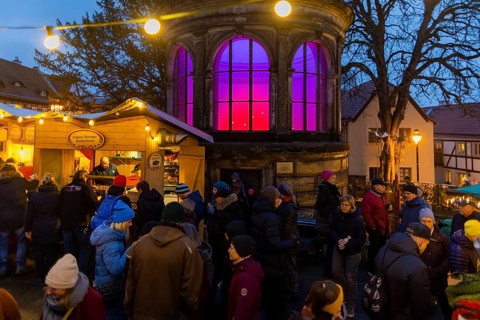 The Elbhangfest Christmas market on Körnerplatz is still an insider's tip in Dresden's Christmas