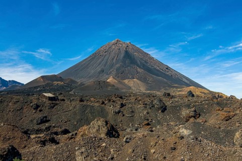 Vulcano on Fogo. Cabo Verde. Africa