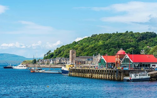 Oban Bay and Marina, Oban, Argyll and Bute, Scotland, UK
