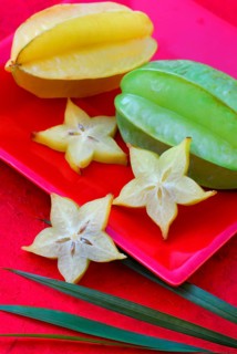 Carambola (Averrhoa carambola) red ball