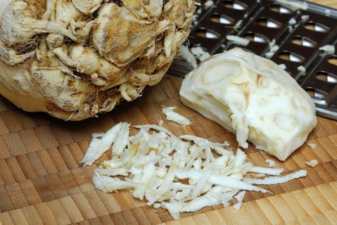 Celery (Apium graveolens) ... tuber, grated...