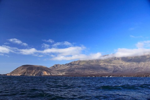 Coast with extinct volcanoes, Galapagos Islands, Ecuador, South America