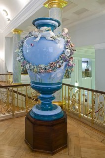 Exhibition hall of the Meissen porcelain manufactory
