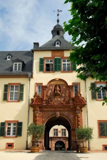 Inner courtyard of the castle, deer wing, Bad Homburg, Hesse, Germany, Europe