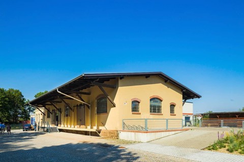 Saxon Railway Museum Chemnitz, exhibition in the former goods shed for the Saxon State Exhibition