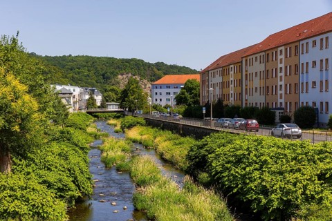 Freital is a large district town in the centre of the Free State of Saxony, located about nine