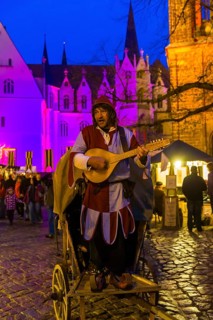Medieval market at the Albrechtsburg in Meissen