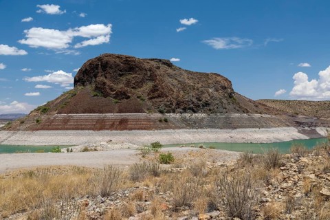 Truth or Consequences, New Mexico, Elephant Butte, an island in the Elephant Butte reservoir. on